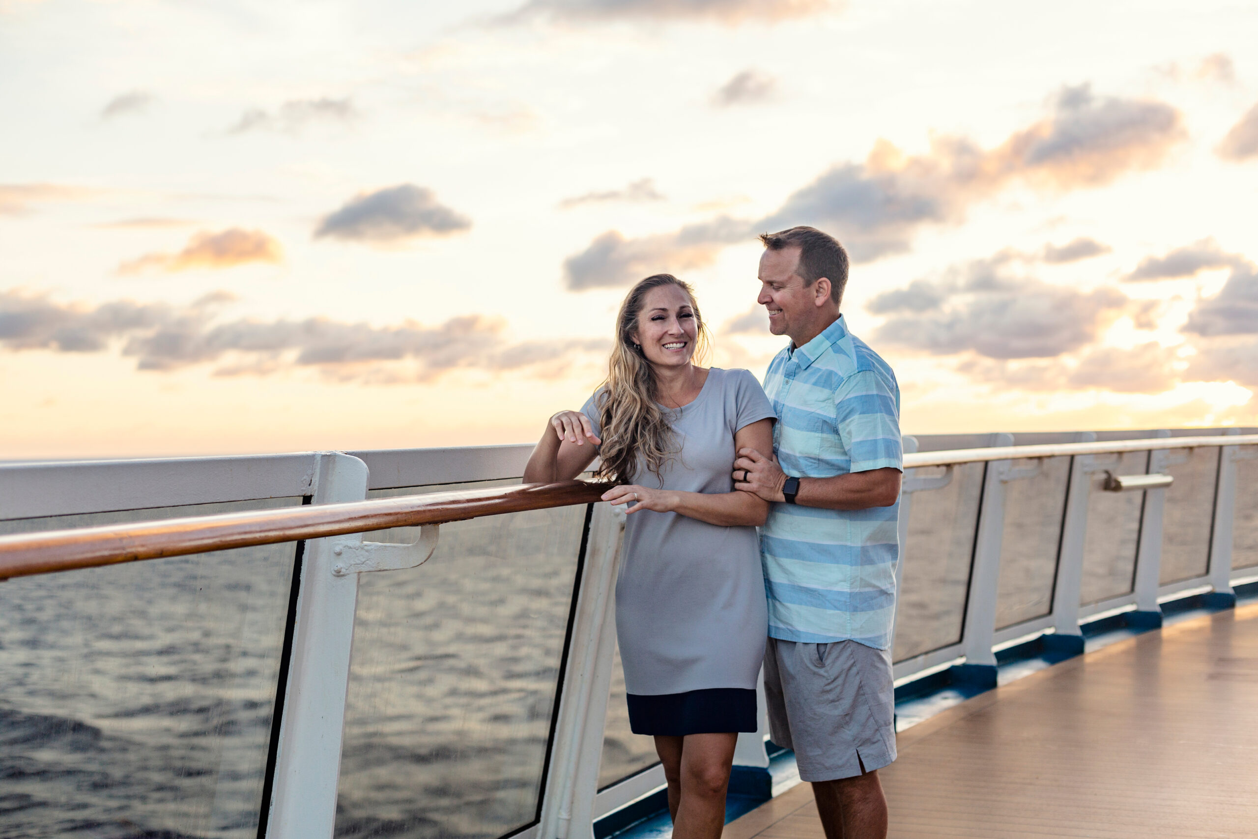 Middle,Aged,Couple,Enjoying,A,Caribbean,Cruise,Vacation,Together.,Candid